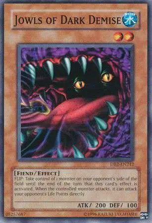 YuGiOh Dark Beginning 2 Common Jowls of Dark Demise DB2-EN212