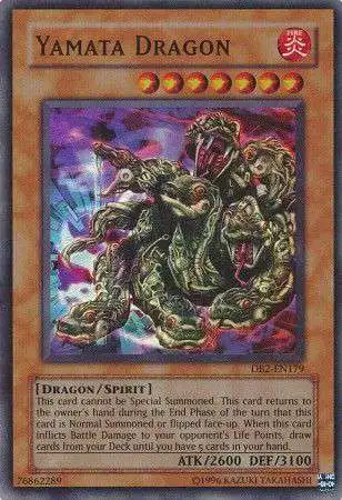 YuGiOh Dark Beginning 2 Super Rare Yamata Dragon DB2-EN179