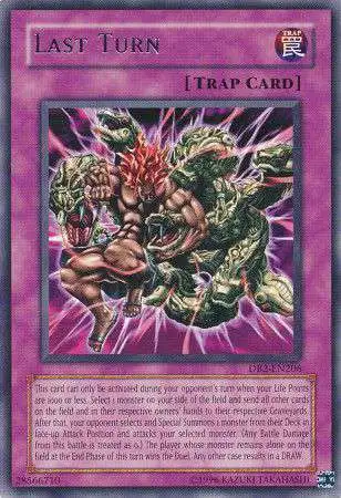 YuGiOh Dark Beginning 2 Rare Last Turn DB2-EN206