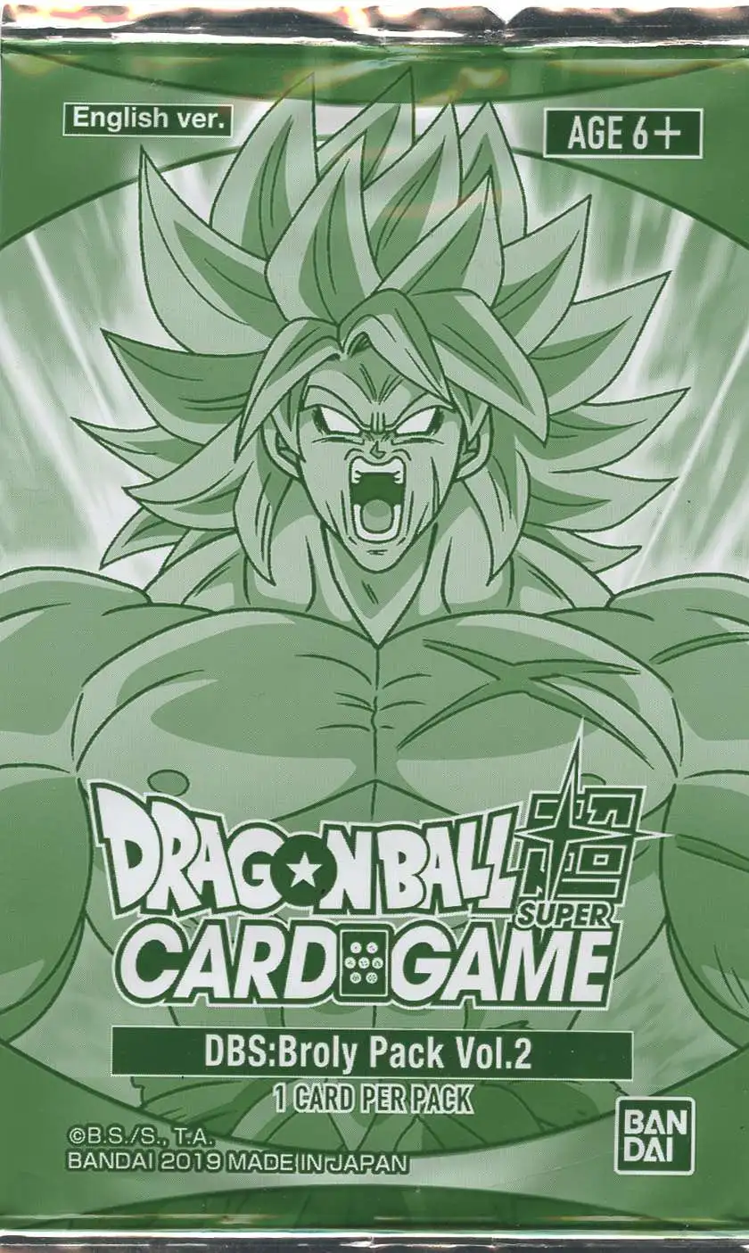 Dragon Ball Super Trading Card Game DBS: Broly Pack Vol 2 Trading Card Pack [1 Card]