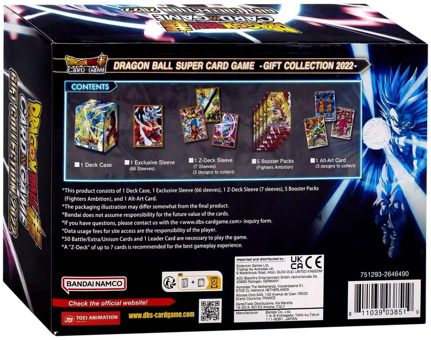 Dragon Ball Super Card Game Zenkai Series Starter Deck 22 Display (SD2 –  Normanville Newsagency