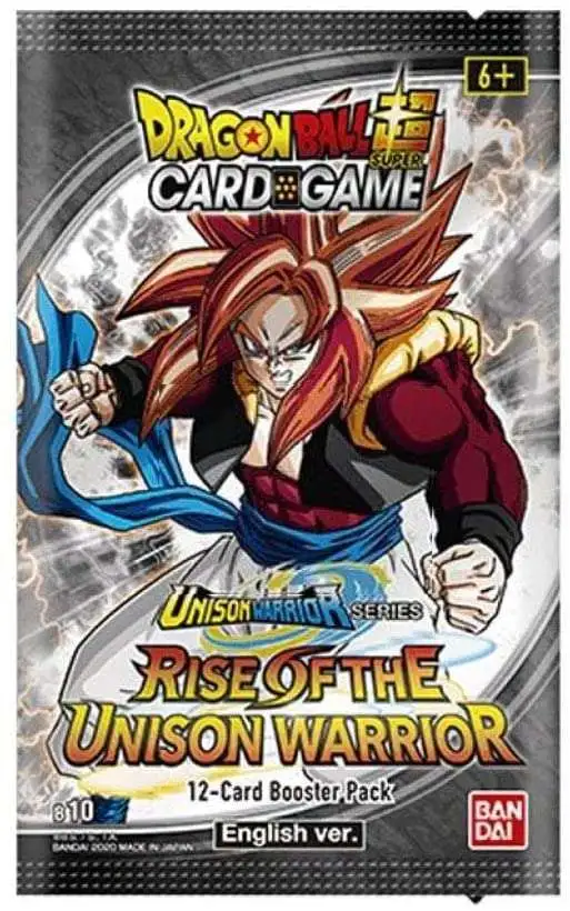 Juego de tarjetas de bola Bandai Dragon Super PP01 THE UNISON WARRIOR Premium RISE OF Pack 