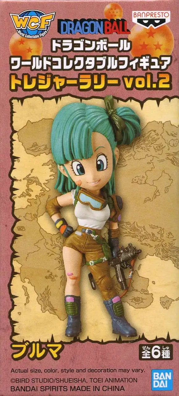 Dragon Ball Legends WCF Treasure Rally Volume 2 Bulma 2.5 Mini Figures ...