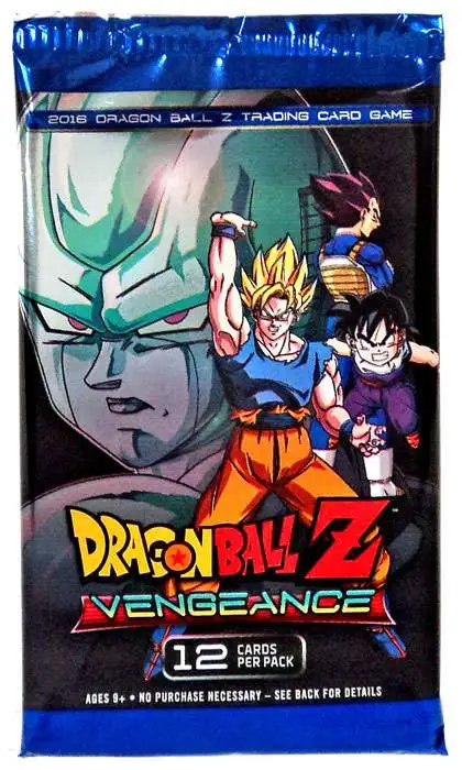 Dragon Ball Z Vengeance Panini TCG Game Booster 12 Card Pack DBZ x1 