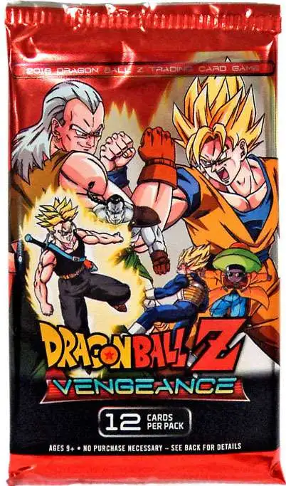Dragon Ball Z Vengeance Panini TCG Game Booster 12 Card Pack 