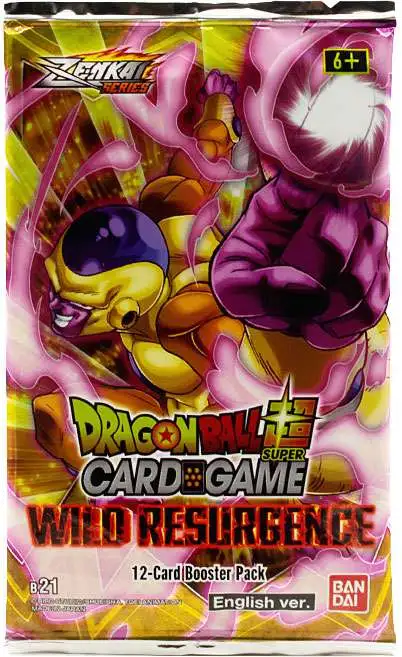 New Us Dragon Ball Super Card Game Zenkai Series Set 04 Wild Resurgence  [B21] Booster Box Collection Card