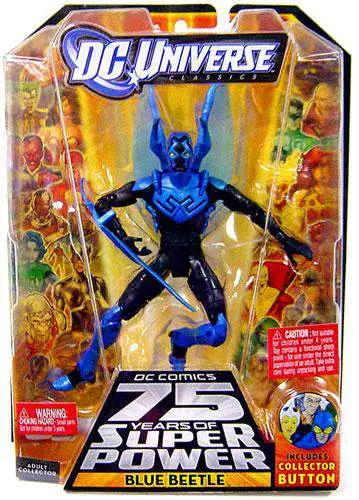 DC Universe 75 Years of Super Power Classics Trigon Series Blue Beetle Action Figure [Damaged Package]