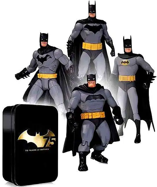 Batman 75th Anniversary Frank Miller, Greg Capullo, Alex Ross Super Friends  Action Figure 4-Pack DC Collectibles - ToyWiz