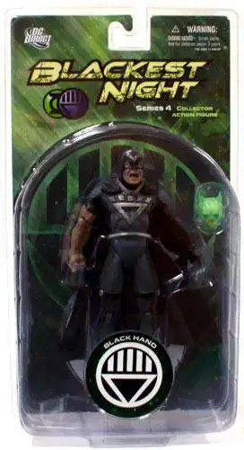 DCU DC Comics Black Lantern 4" Black Hand Figure Mattel 