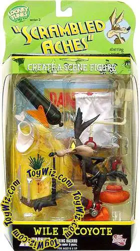 Looney Tunes Scrambled Aches Golden Collection Series 2 Wile E. Coyote Action Figure