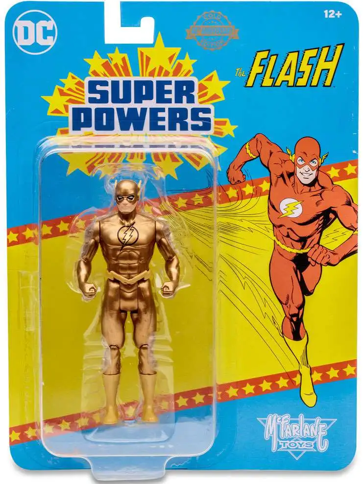 McFarlane Toys DC Direct Super Powers The Flash Action Figure [Gold]