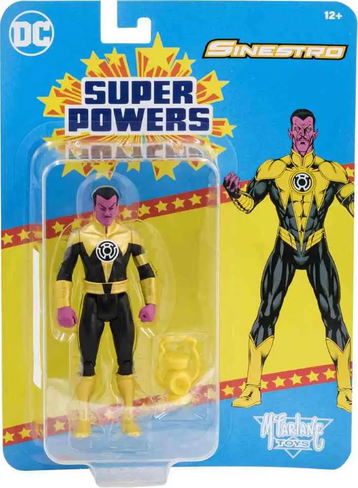 McFarlane Toys DC Direct Super Powers Sinestro Action Figure [Sinestro Corps War, Damaged Package]