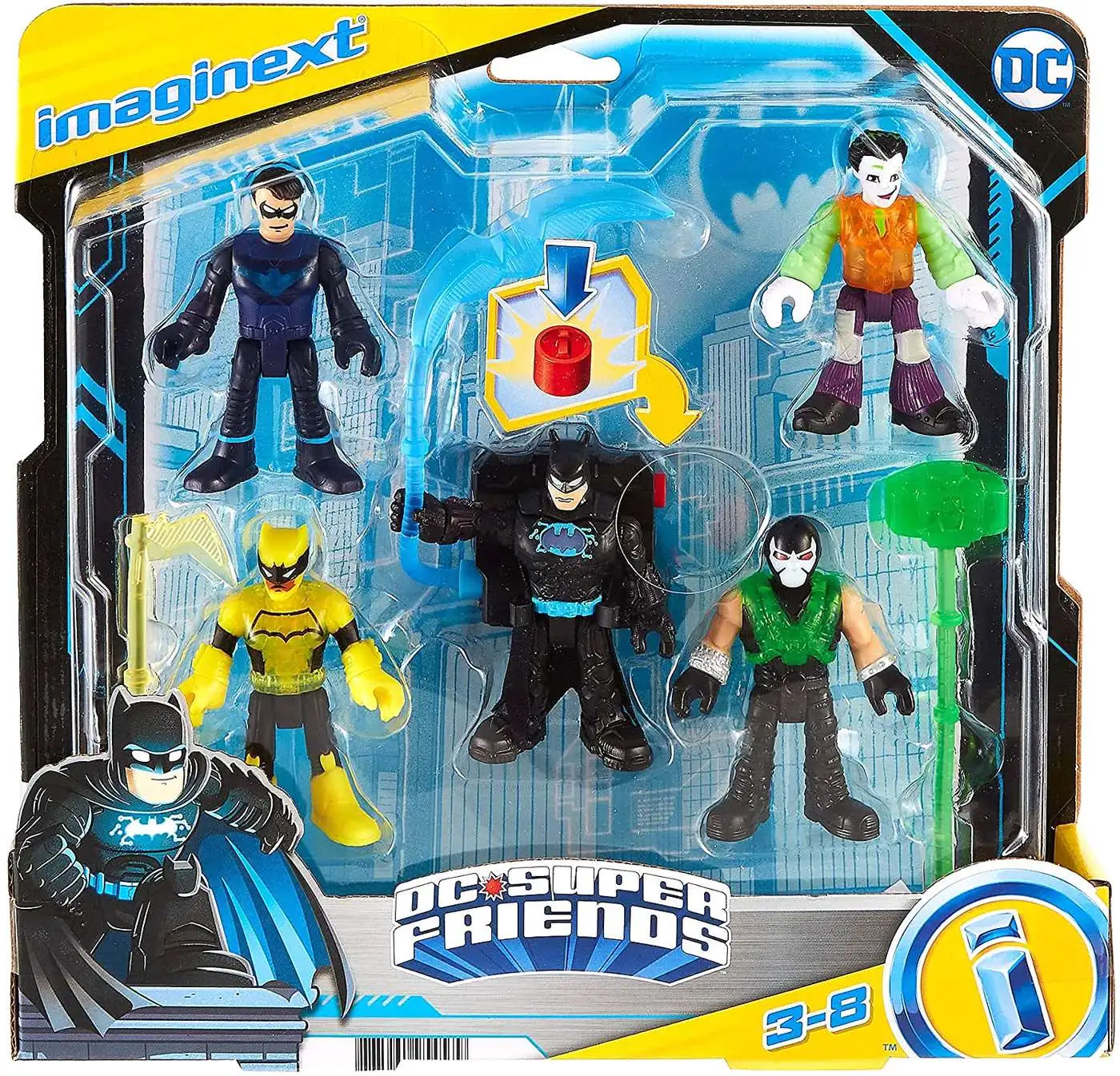 imaginext DC Super Friends Bane & Motorcycle New in Box 