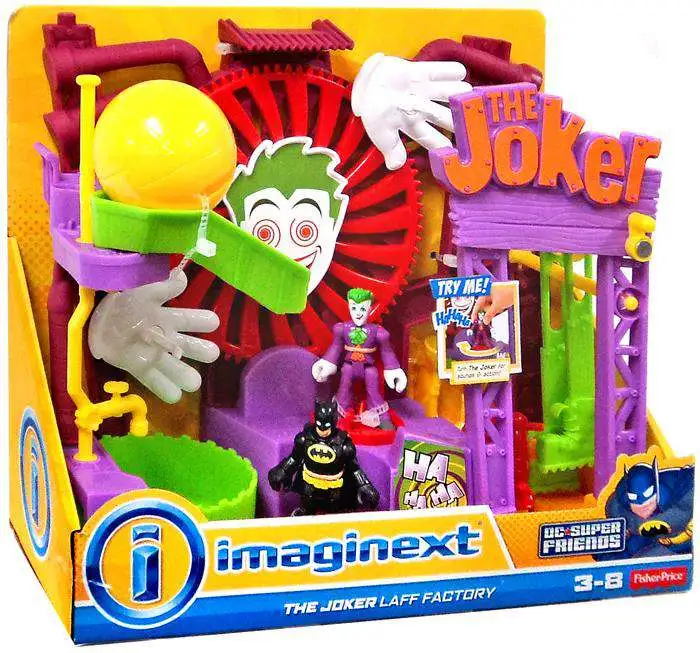 Fisher Imaginext DC Super Friends The Joker Laff Factory for sale online 