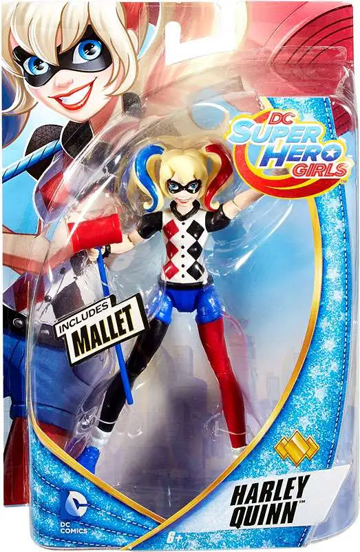 NEW DC Super Hero Girls Harley Quinn Action Figure Doll DC Mattel  