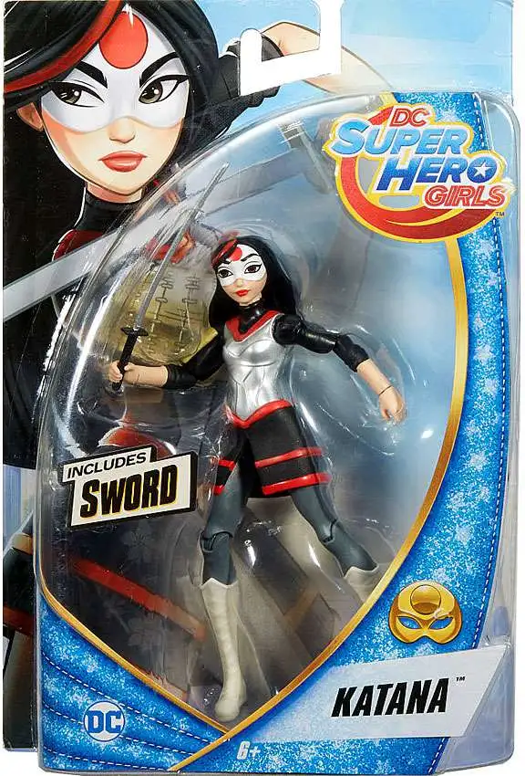 New Mattel DC Comics Super Hero Girls Katana 3" Mini Figure 