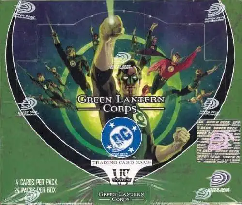 DC VS System Trading Card Game Green Lantern Corps Booster Box [24 Packs]