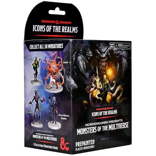 Dungeons & Dragons Miniatures: Monsters of the Multiverse Booster Pack [4 Figures]