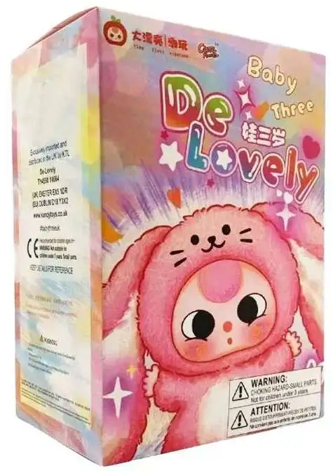 Baby Three De-Lovely Mystery Pack [1 RANDOM Collector Vinyl Plush]