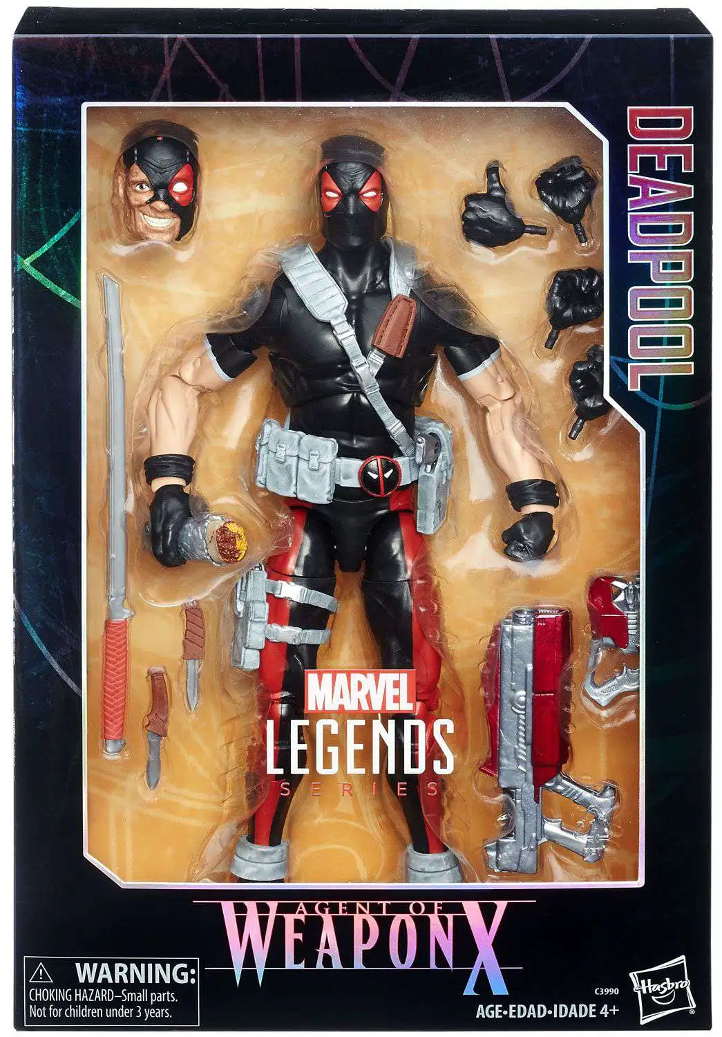 Marvel Marvel Legends Deadpool Exclusive 12 Deluxe Collector Action Figure  Agent of Weapon X Hasbro - ToyWiz