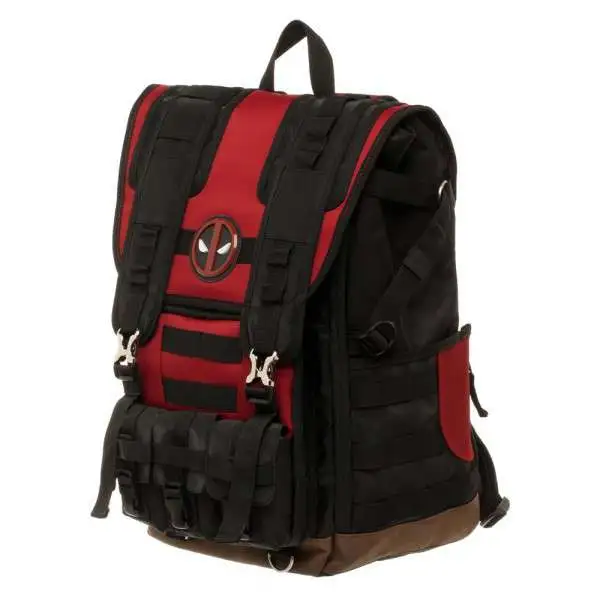 Marvel Deadpool Tactical Roll Top Backpack Apparel