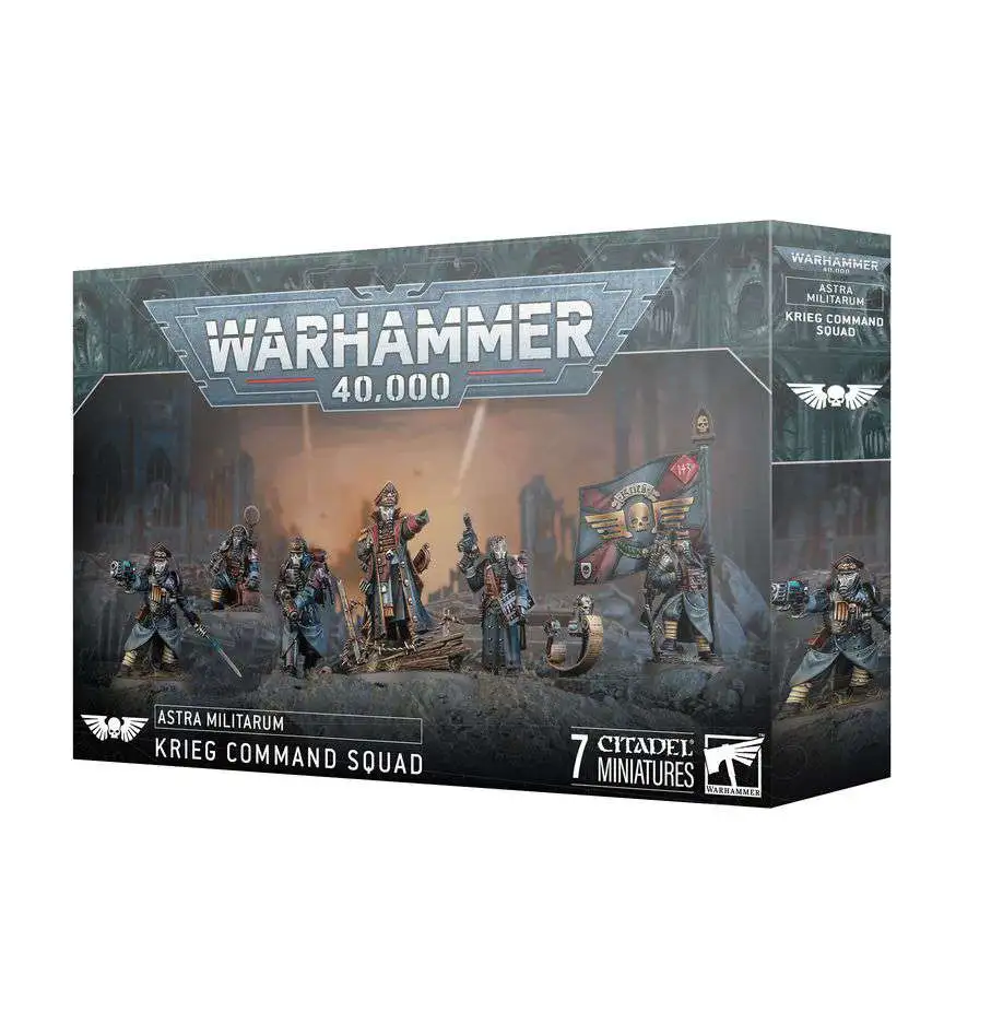 Warhammer 40,000 Astra Militarum Death Korps of Krieg Command Squad Model Kit