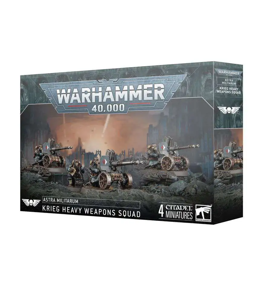 Warhammer 40,000 Astra Militarum Death Korps of Krieg Heavy Weapons Squad Model Kit
