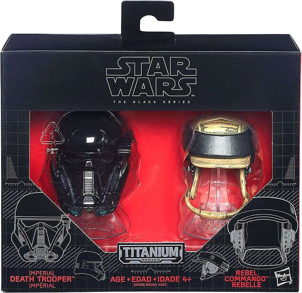 Star Wars Black Titanium Series Imperial Death Trooper & Rebel Commando 06 for sale online 