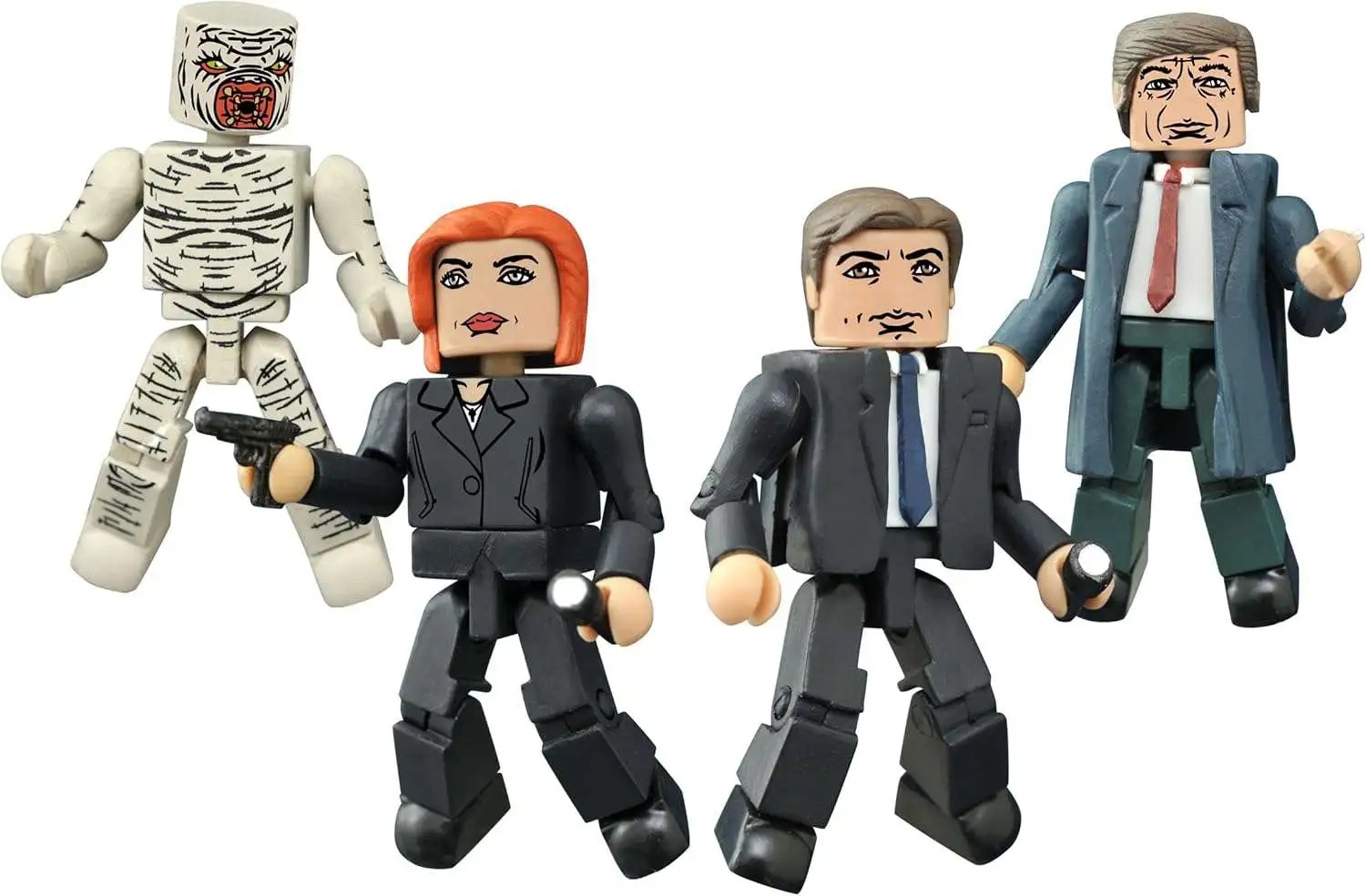 The X-Files Minimates Classic X-Files Minifigue 4-Pack