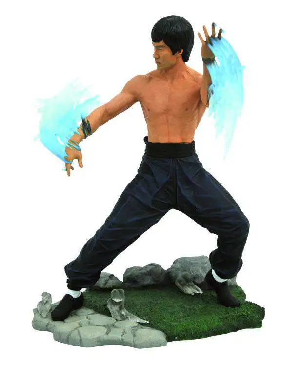 Diamond Select Bruce Lee Gallery Earth PVC Statue 23 Cm - Figura Da Collezione, MAR212004