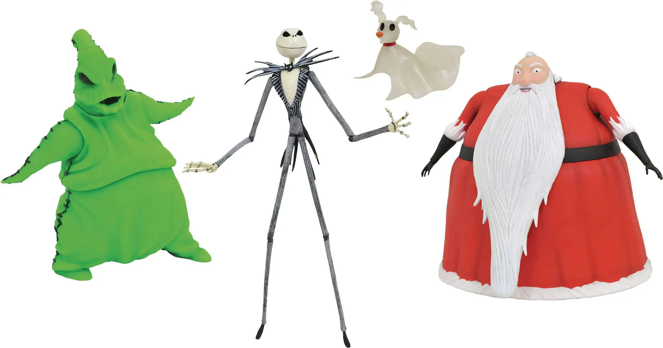 thumbnail image 2 of The Nightmare Before Christmas Sally, Jack, Oogie Boogie, Santa Jack & Zero Exclusive 8-Inch Plush 5-Pack Collector Set [Damaged Package 2 of 11