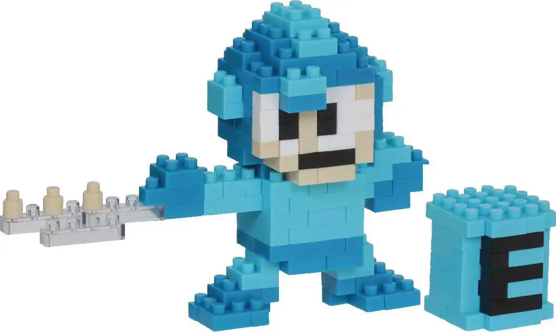 Nanoblock's Character Collection Mega Man 1.6-Inch Building Block Set [180 Pieces]