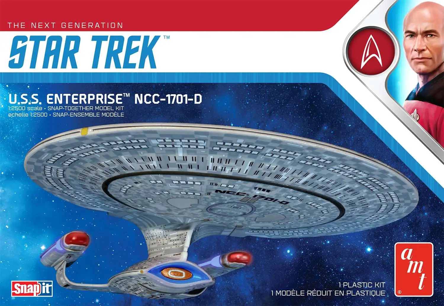 Star Trek The Next Generation U.S.S. Enterprise 1701-D Model Kit