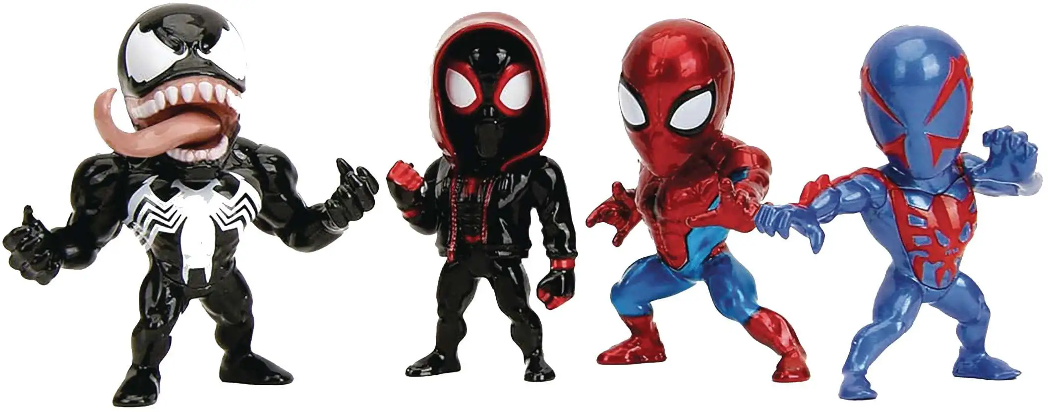 Marvel Spider-Man Metalfigs Spider-Man, Venom, Spider-Man 2099