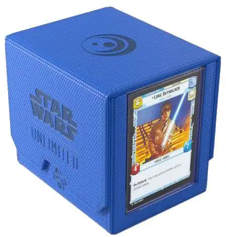 Star Wars: Unlimited Trading Card Game Official Accessory Blue Deck Pod