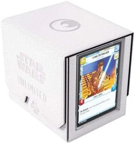 Star Wars: Unlimited Trading Card Game Official Accessory White Deck Pod