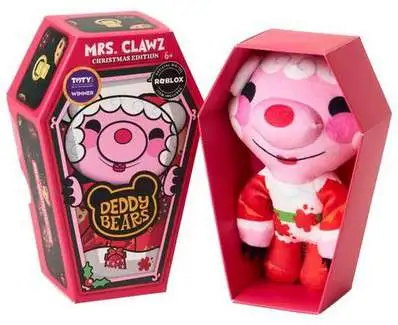 Deddy Bears Coffin Mrs. Clawz 5 Plush 2025 Christmas Edition, with
