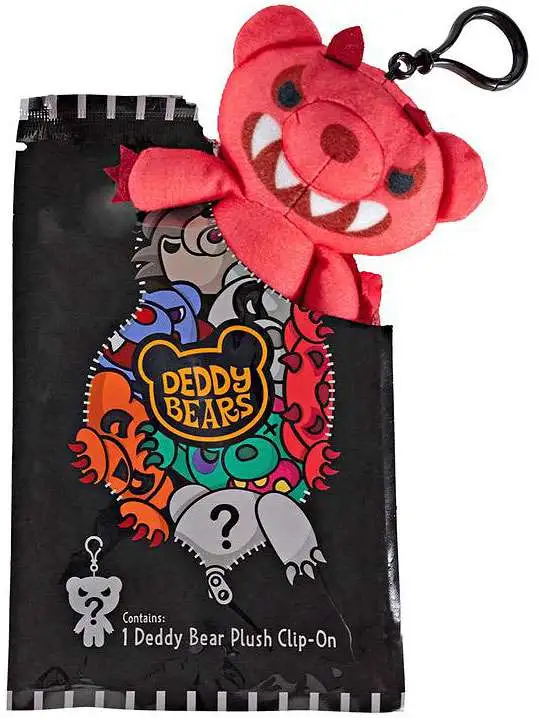 Deddy Bears Plush Clip-On Series 1 Mystery Pack 1 RANDOM Figure - ToyWiz