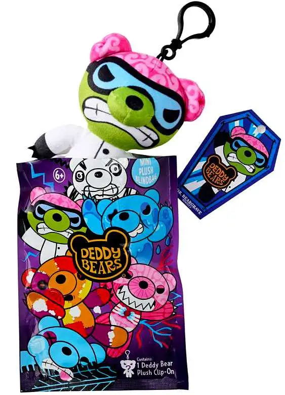 Deddy Bears Clip-On Plush Series 3 4.5-Inch Mystery Pack [1 RANDOM Figure]