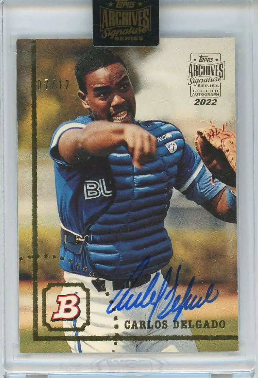 MLB Topps 2022 Archives Signature Series Single Card 712 Carlos