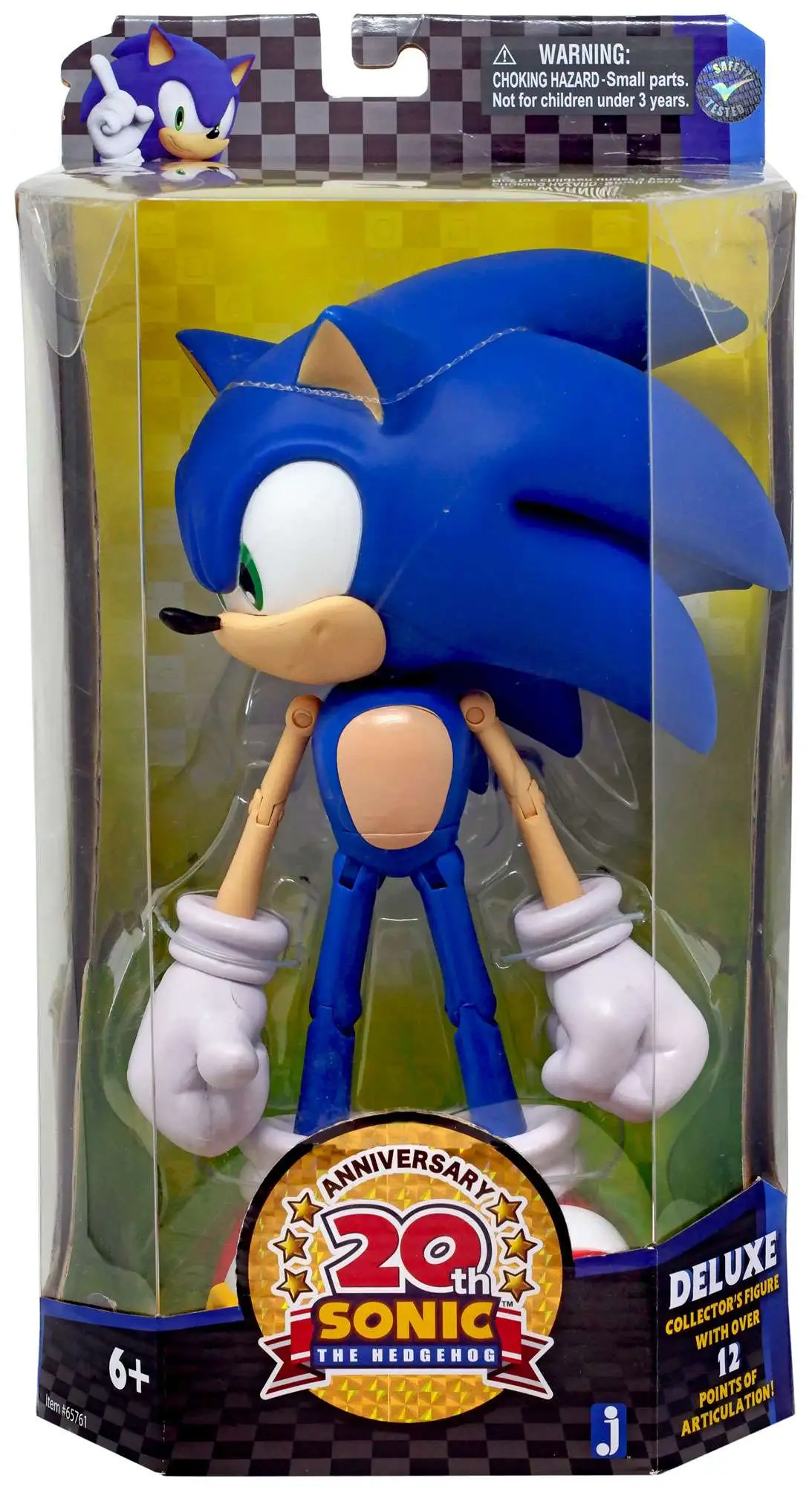 20th Anniversary Sonic the Hedgehog Exclusive Action Figure [2011 Modern, Damaged Package]