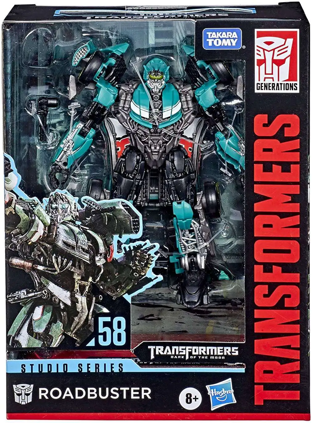 HASBRO Takara Tomy Generations Transformers Studio Series 5in #58 ROADBUSTER 