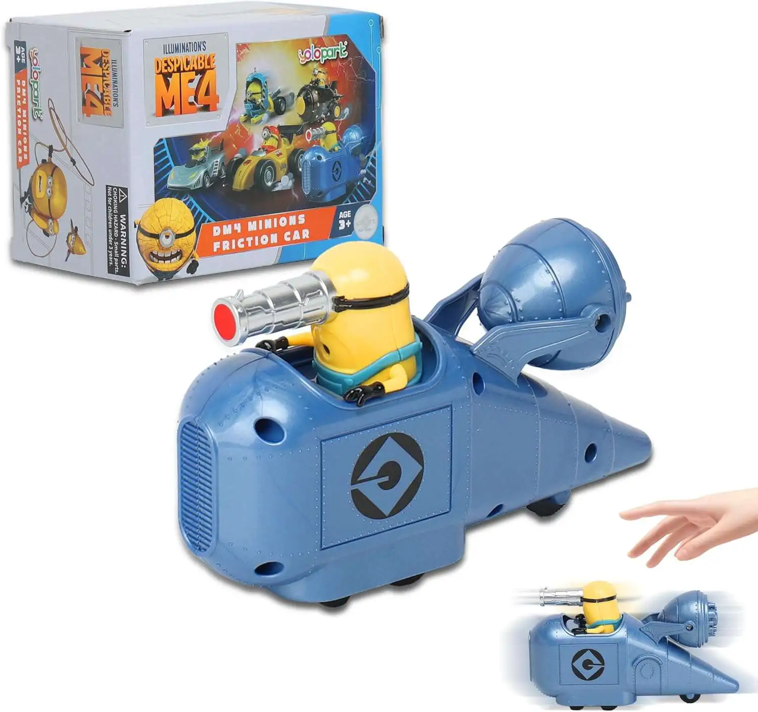 Despicable Me 4 Minions Friction Car