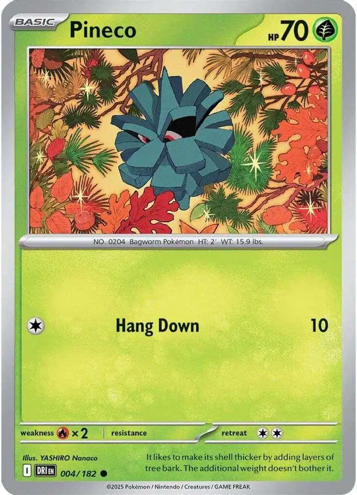 Pokemon Trading Card Game Destined Rivals Common Pineco #4