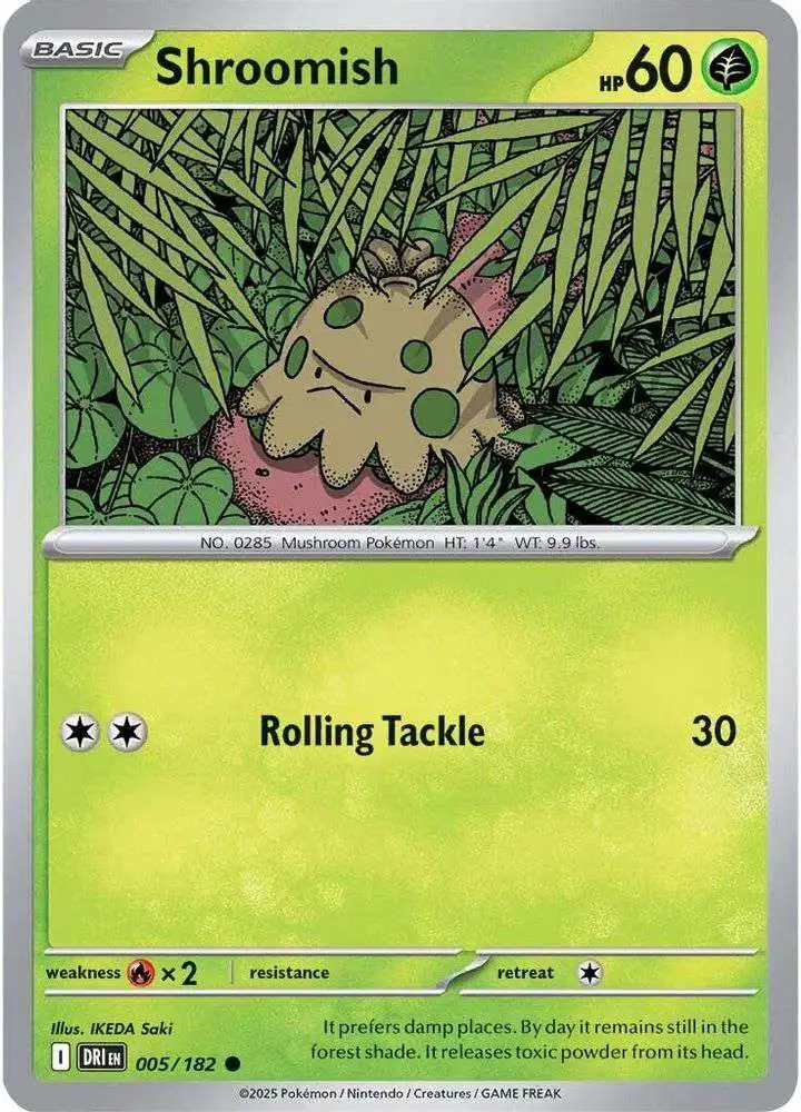 Pokemon Trading Card Game Destined Rivals Common Shroomish #5