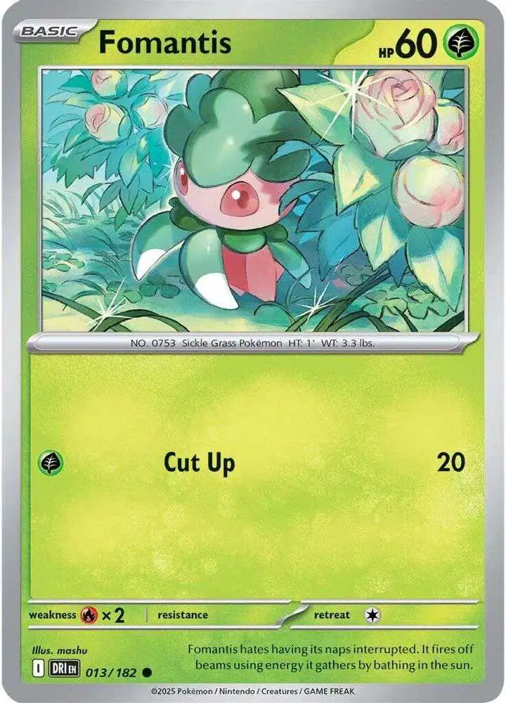 Pokemon Trading Card Game Destined Rivals Common Fomantis #13