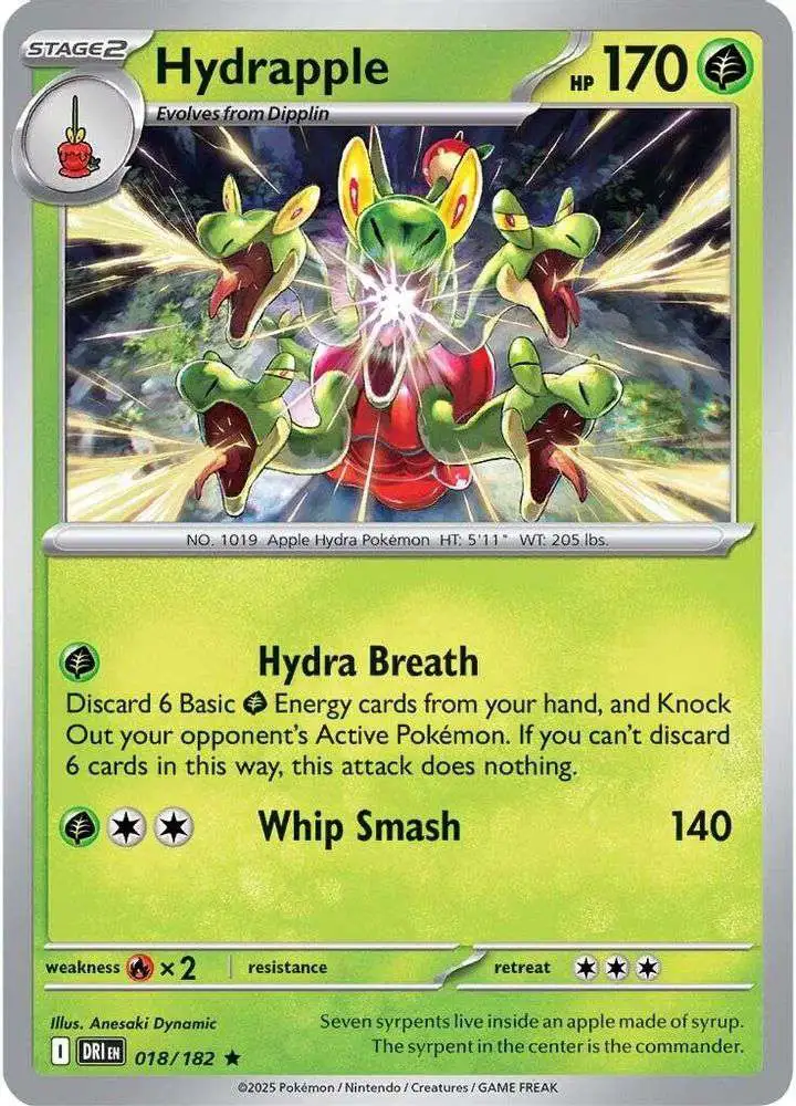 Pokemon Trading Card Game Destined Rivals Rare Hydrapple #18
