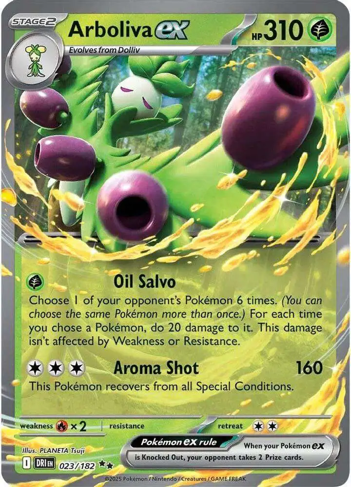 Pokemon Trading Card Game Destined Rivals Double Rare Arboliva ex #23