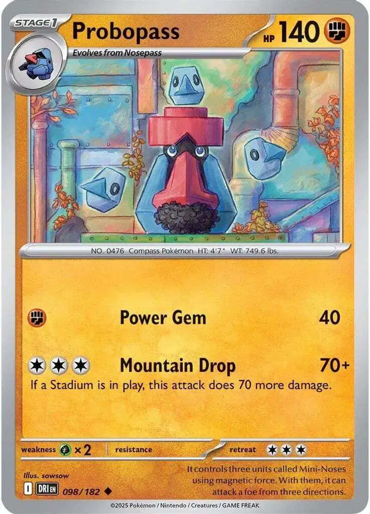Pokemon Trading Card Game Destined Rivals Uncommon Probopass #98