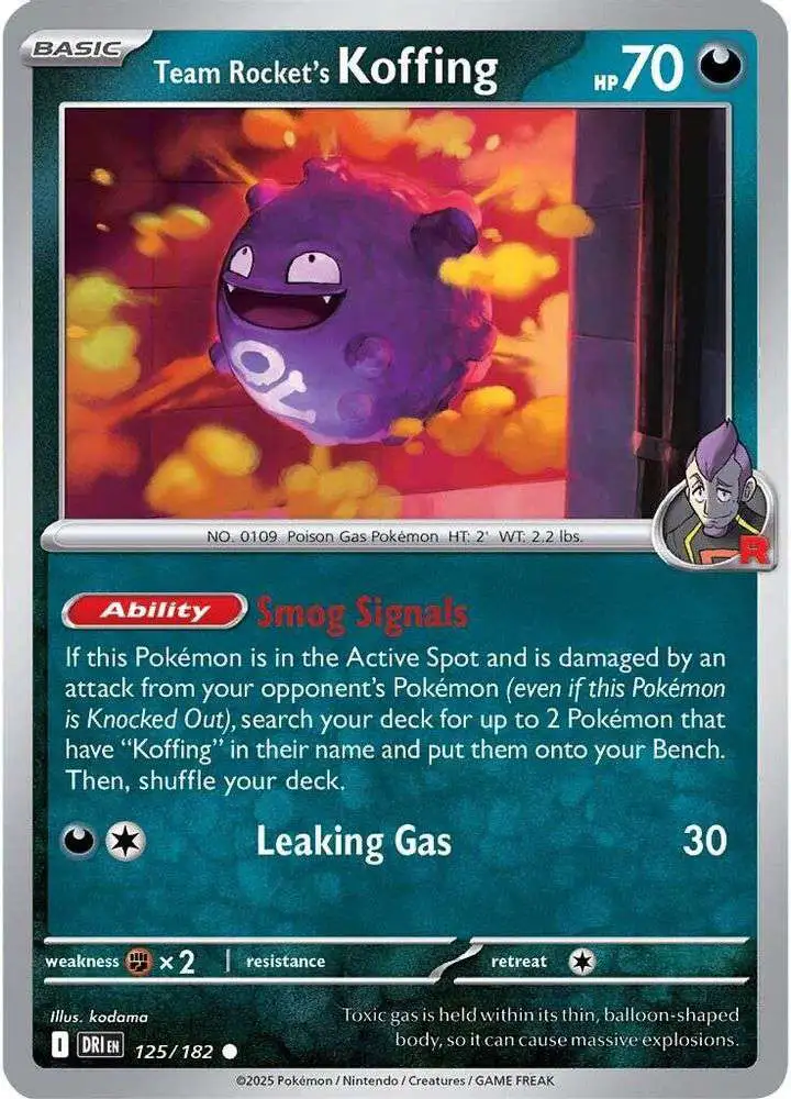 Pokemon Trading Card Game Destined Rivals Single Card Common Team